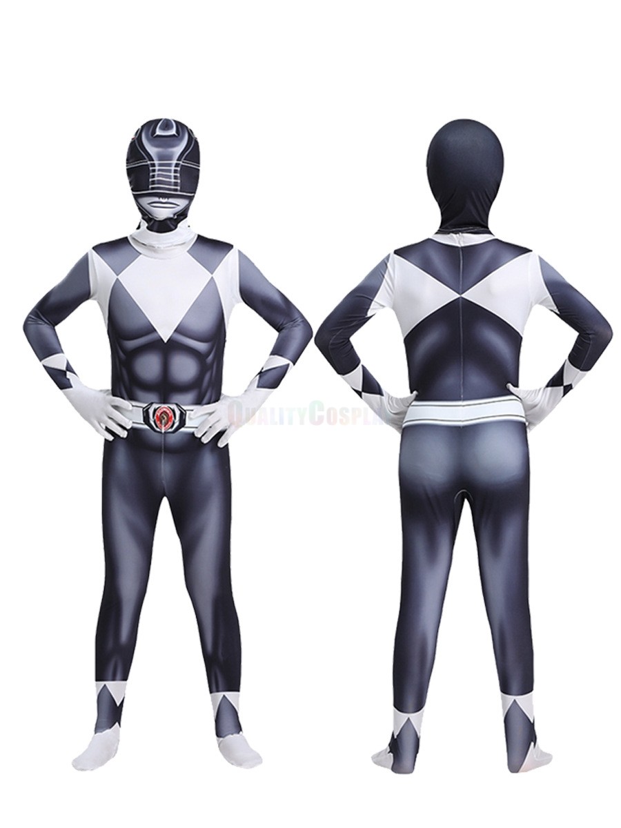 Power Rangers Jumpsuit Halloween Group Cosplay Costume For Kids ...