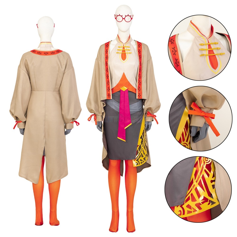 The Legend of Zelda Tears of the Kingdom Purah Cosplay Costume