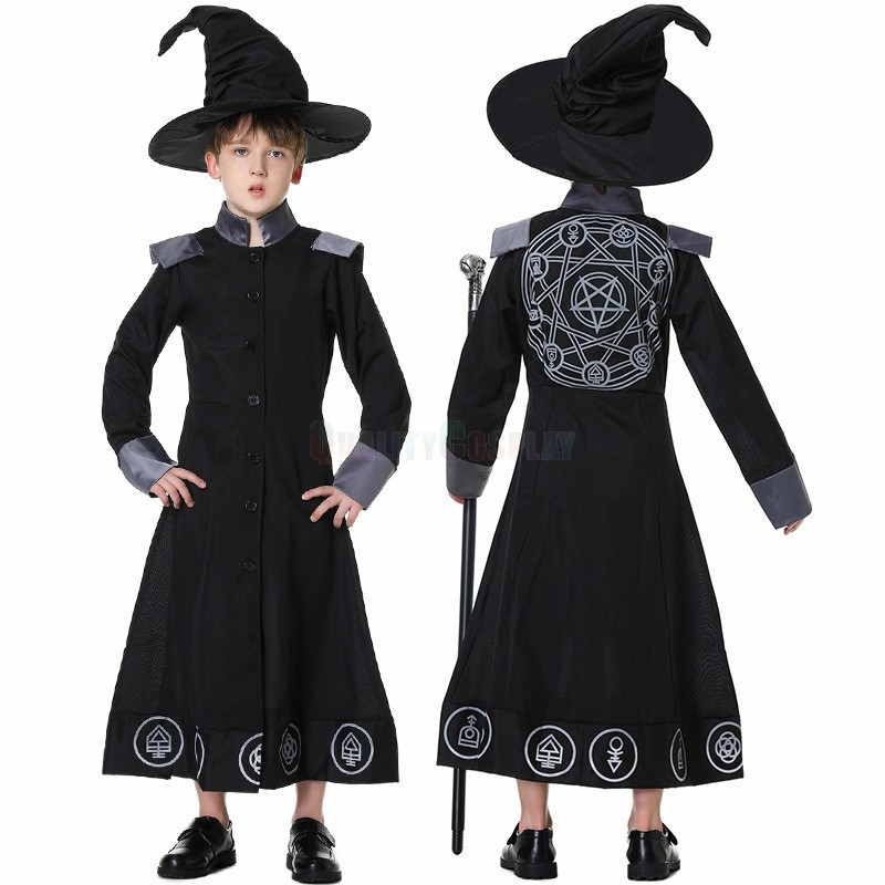 Halloween Robe Mage Wizard Family Matching Cosplay Costume - HQCOSPLAY