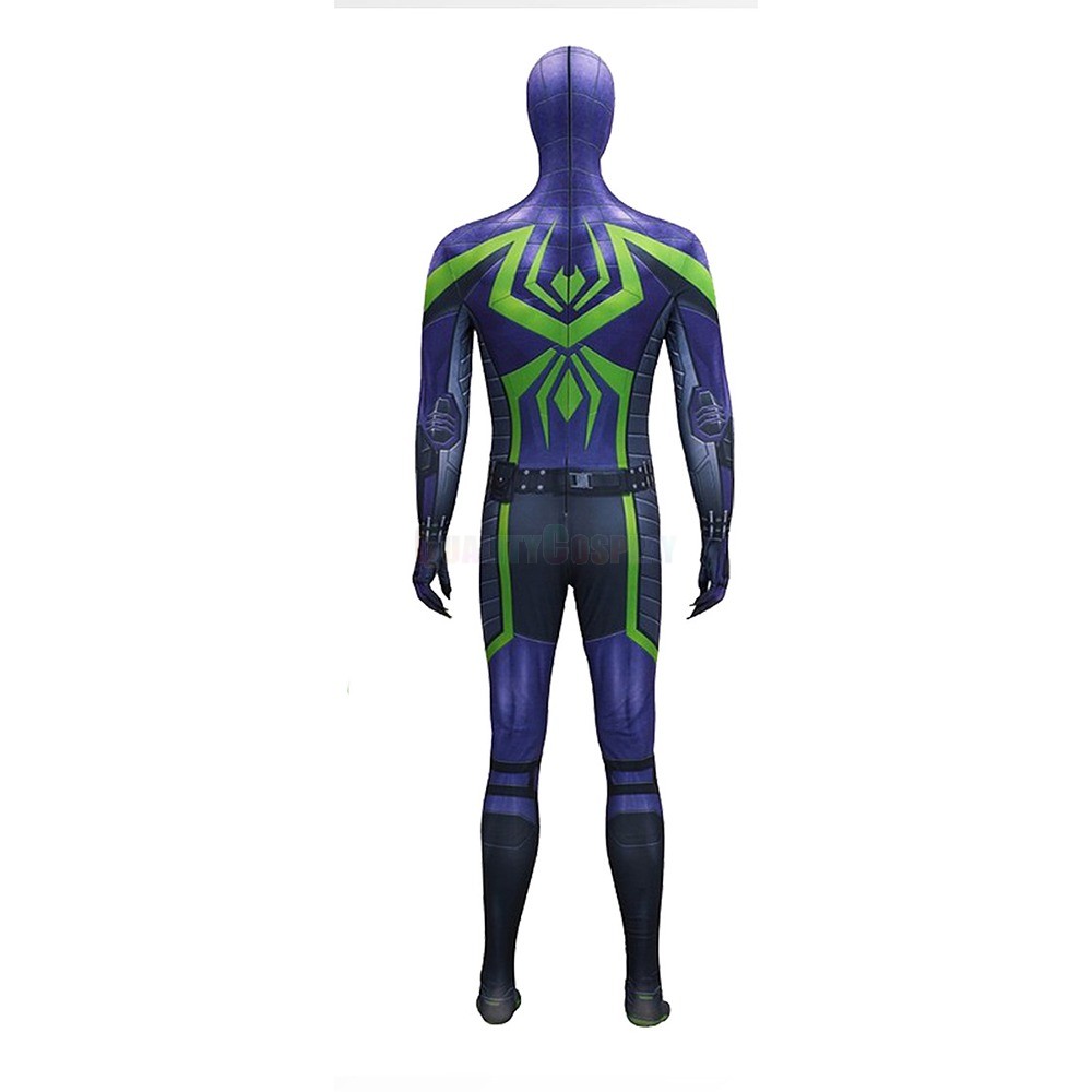 Marvel's Spider-Man 2 Miles Morales Purple And Green Suit Cosplay ...