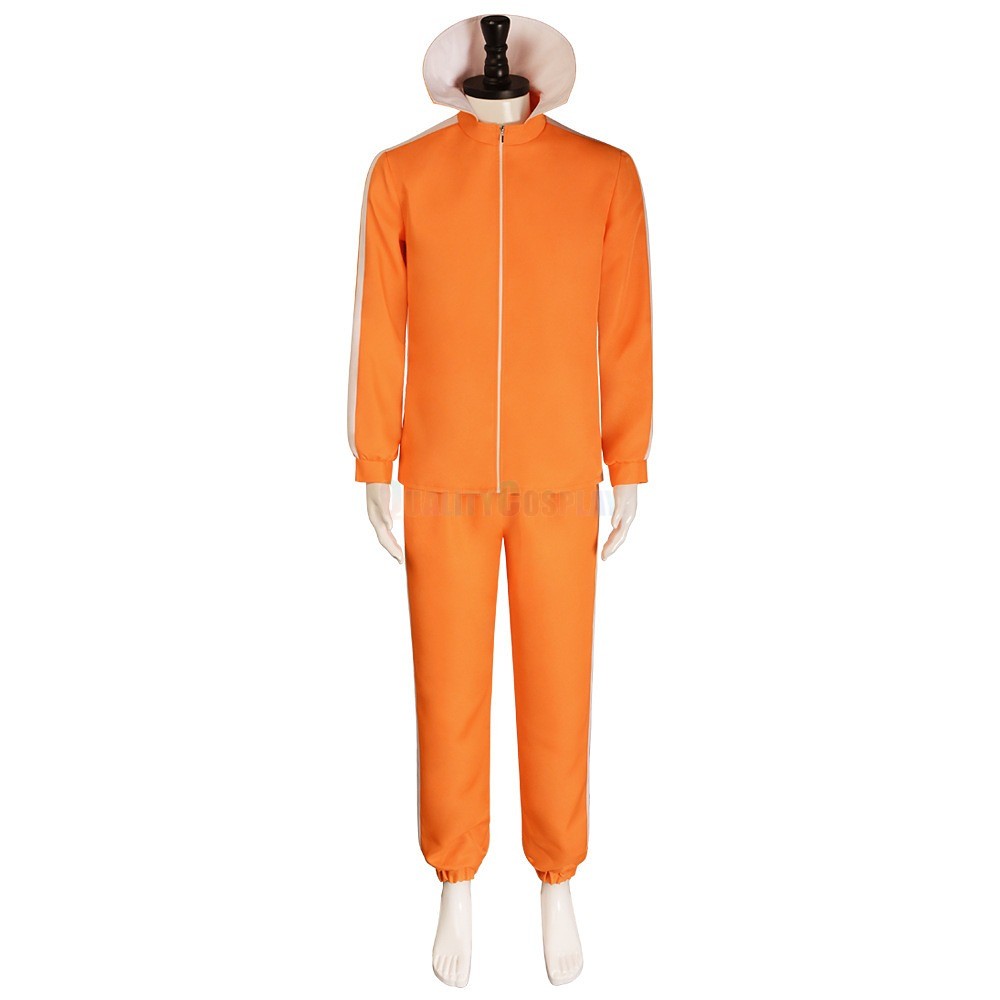 Disicable Me Vector Despicable Me Vector Cosplay Costume Orange Tracksuit Jacket And Pants ...