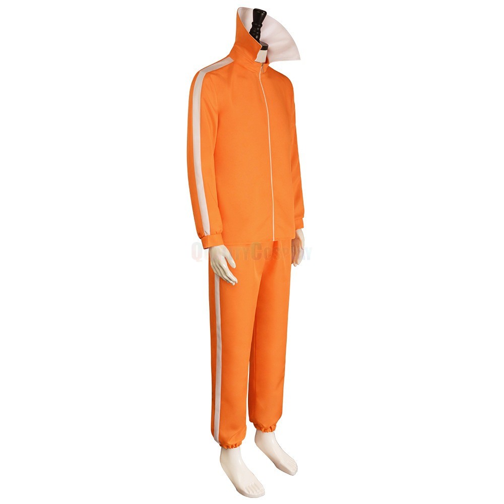 Disicable Me Vector Despicable Me Vector Cosplay Costume Orange Tracksuit Jacket And Pants ...