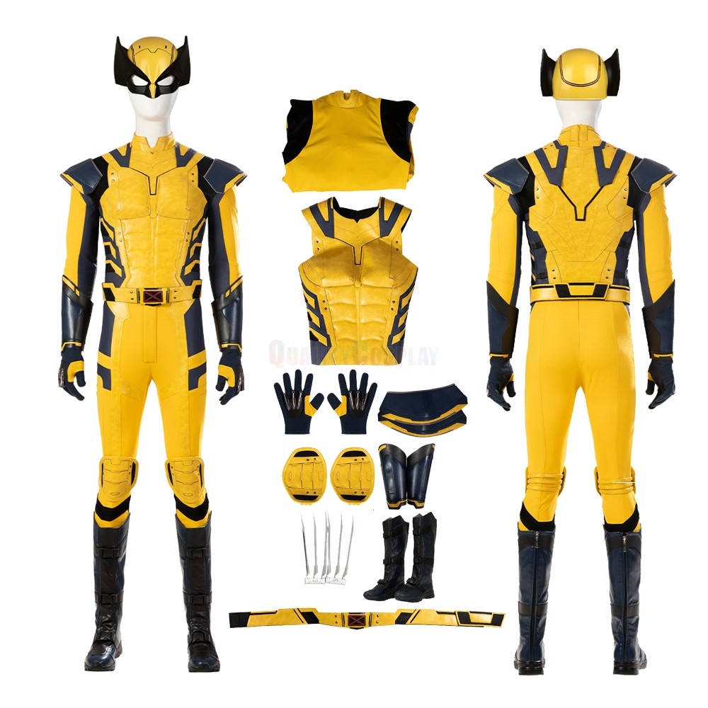 Deadpool 3 Wolverine James Howlett Cosplay Costumes Top Level
