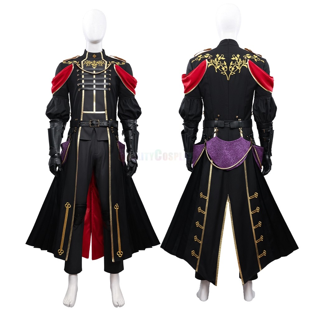 Final Fantasy Young Sephiroth Cosplay Costume Shinra Ceremonial Dress Uniform