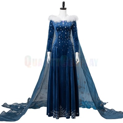 Elsa Gown With Cape
