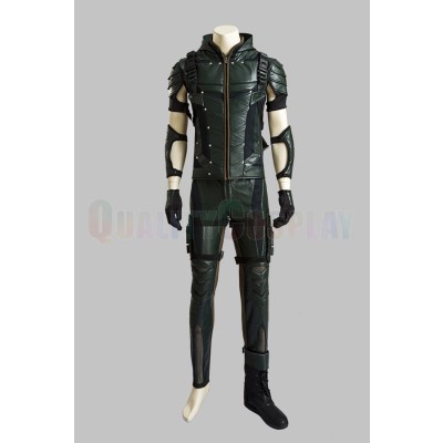 Green Arrow Season 4 Oliver Queen Cosplay Costumes