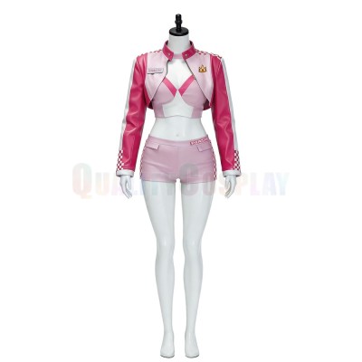 Peach Racing Suit Set