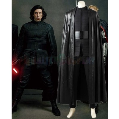 Star Wars 8 The Last Jedi Kylo Ren Cosplay Costume Deluxe Outfit