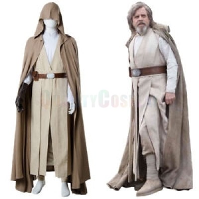 Star Wars 8 The Last Jedi Luke Skywalker Cosplay Costume