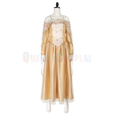 Padme Gold Gown Set