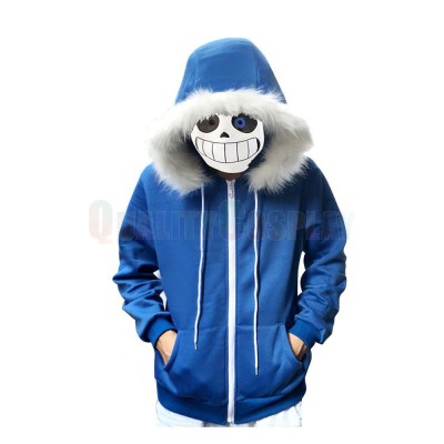 Sans Blue Hoodie