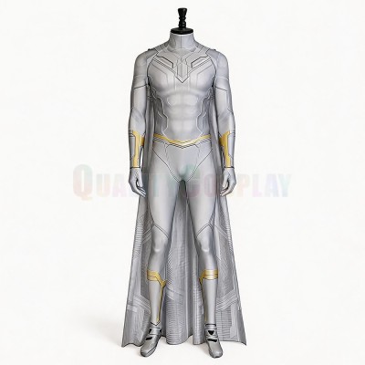 White Vision Jumpsuit And Cape