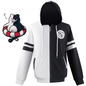 Danganronpa Monokuma Daily Hoodie Cosplay Costume