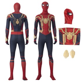 Iron Spider-Man Peter Benjamin Parker Cosplay Costume
