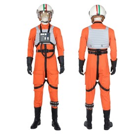 Star Wars Squadrons Orange Pilot Uniform  Cosplay Costume