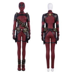 High Quality Lady Deadpool Cosplay Costume
