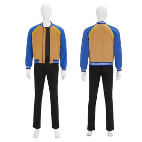 Shang-Chi Cosplay Yellow and Blue Bomber Coat