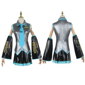 Vocaliod Hatsune Miku  Initial Female Cosplay Costume