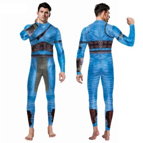  Avatar The Way of Water Men's Bodysuit For Adult Halloween Costume