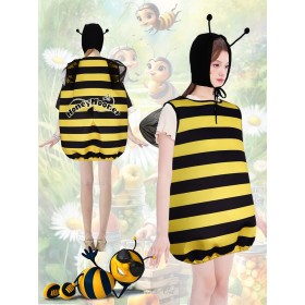 Halloween Costume Adult Bee Sponge Robe Cosplay Suit