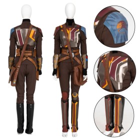Ahsoka Mandalorian Sabine Wren Armor Top Level Cosplay Costumes