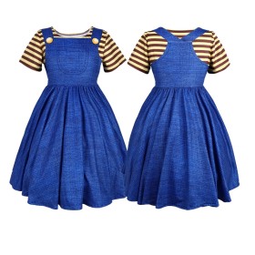 Despicable Me Agnes Cosplay Dress For Halloween Parent-Child Costume