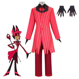 Hazbin Hotel Alastor Cosplay Costume For Adult Halloween 
