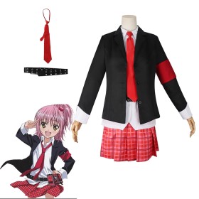 Shugo Chara Cosplay Costume Amu Hinamori Uniform