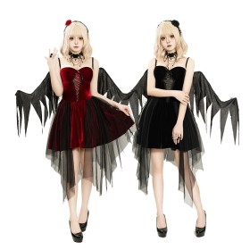 Halloween Dark Angel and Red Devil Cosplay Costumes