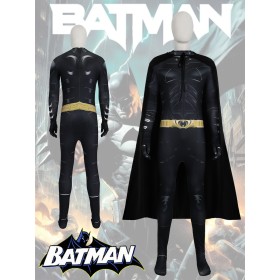 Justice League Batman Bruce Bodysuit For Adults & Kids Halloween Costumes