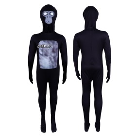 Lava Gorilla Black Gorilla Cosplay Jumpsuit  For Kids Halloween Costume