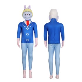 POPMART Blue Labubu Jumpsuit For Adults & Kids  Halloween Costumes