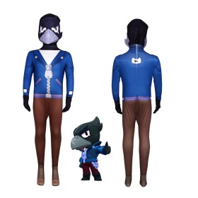 Brawl Stars Black Crow Onesie For Halloween Parent-child Costume