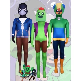 Halloween Brawl Stars Group Cosplay Jumpsuit Adult& Kids Costumes