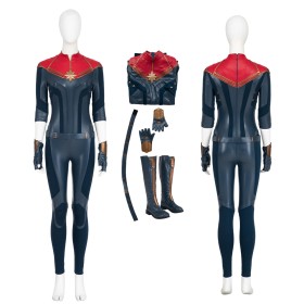 Captain Marvel 2 Carol Danvers Cosplay Costumes Quantum Suit