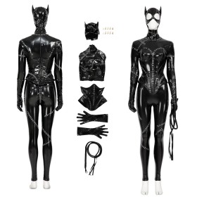 Batman Returns 1992 Catwoman Cosplay Costume