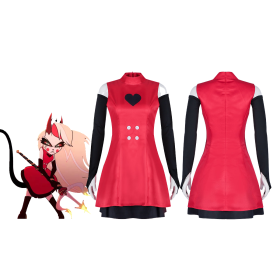 Halloween Parent-child Costumes Hazbin Hotel Charlie Morningstar Cosplay Dress