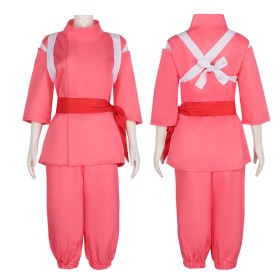 Spirited Away Chihiro Ogino Cosplay Halloween Costume