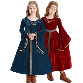 Halloween Carnival Costume Children's European Vintage Court Costume