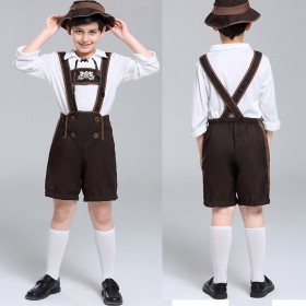 Halloween Alpine Costume Children's Oktoberfest Boys  Cosplay Costumes