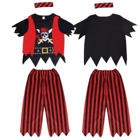 Children's Pirates of the Caribbean Captain Halloween Stage Cosplay Costume