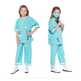 Children's Veterinary Costume Children Doctor Professional Cosplay Costume