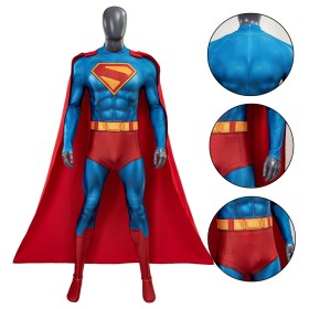 2025 Superman Legacy Clark Cosplay Costume Printed