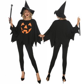 Halloween Magical Girl Cosplay Cloak Pumpkin Witch Costume