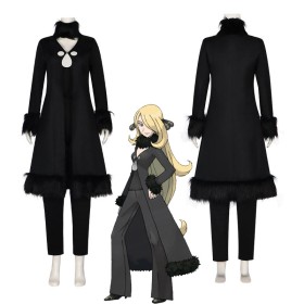 Pokemon Cynthia Cosplay Costume