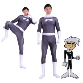 Danny Phantom 3D Printed Jumsuit Halloween Parent-child Cosplay Costume