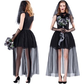 Halloween Dark Vampire Witch Cosplay Costume