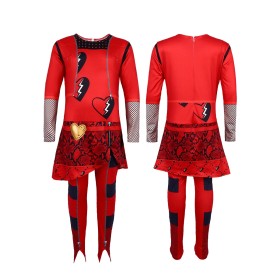 Descendants The Rise of Red Cosplay Jumpsuit For Kids Halloween Costume