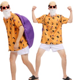 Dragon Ball Master Roshi Cosplay Costume For Adults Halloween
