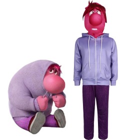 Inside Out 2 Embarrassment Cosplay Costume Halloween Parent-Child Costume